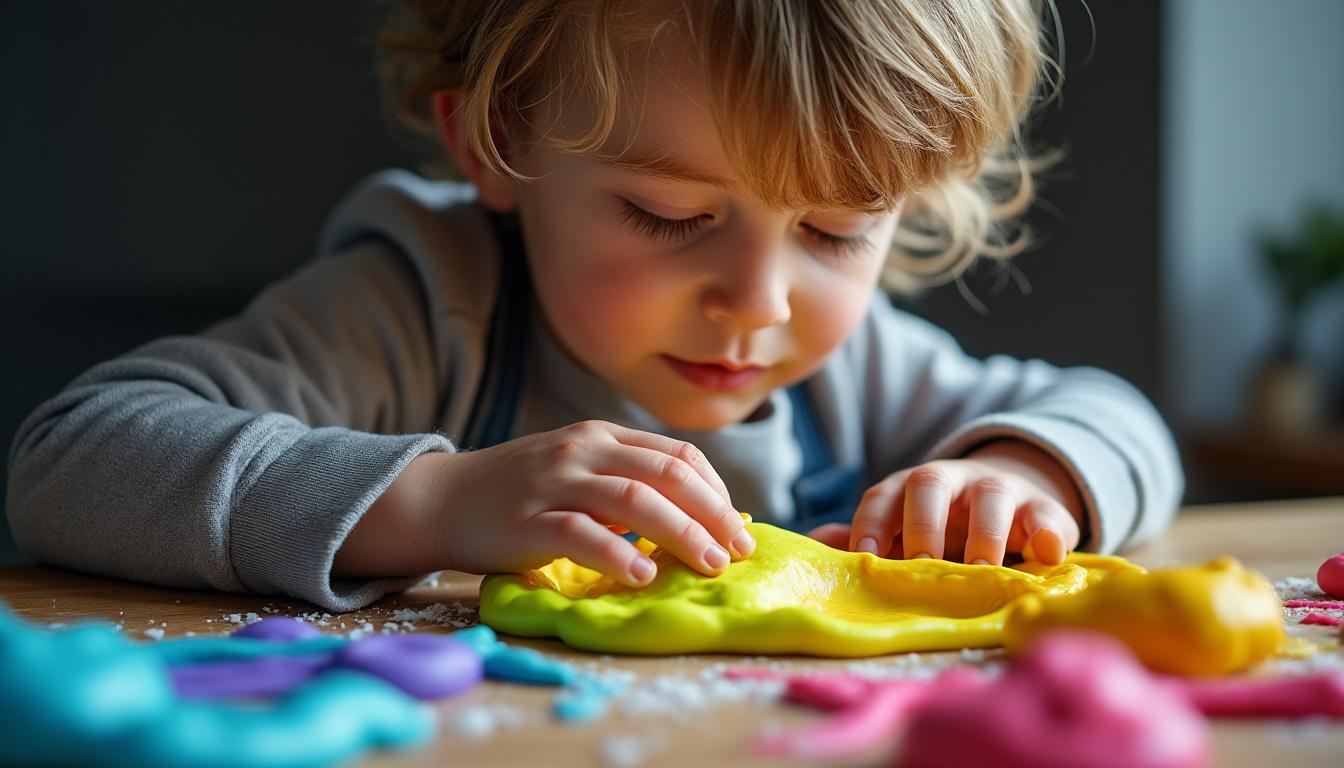 Les bienfaits de faire du slime avec de la pâte à modeler pour la motricité fine