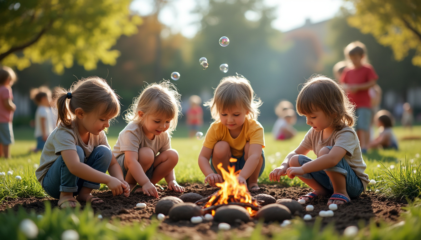 découvrez comment des activités ludiques autour de l’eau, la terre, l’air et le feu en maternelle stimulent la curiosité, favorisent le développement sensoriel et renforcent l’apprentissage global des enfants.