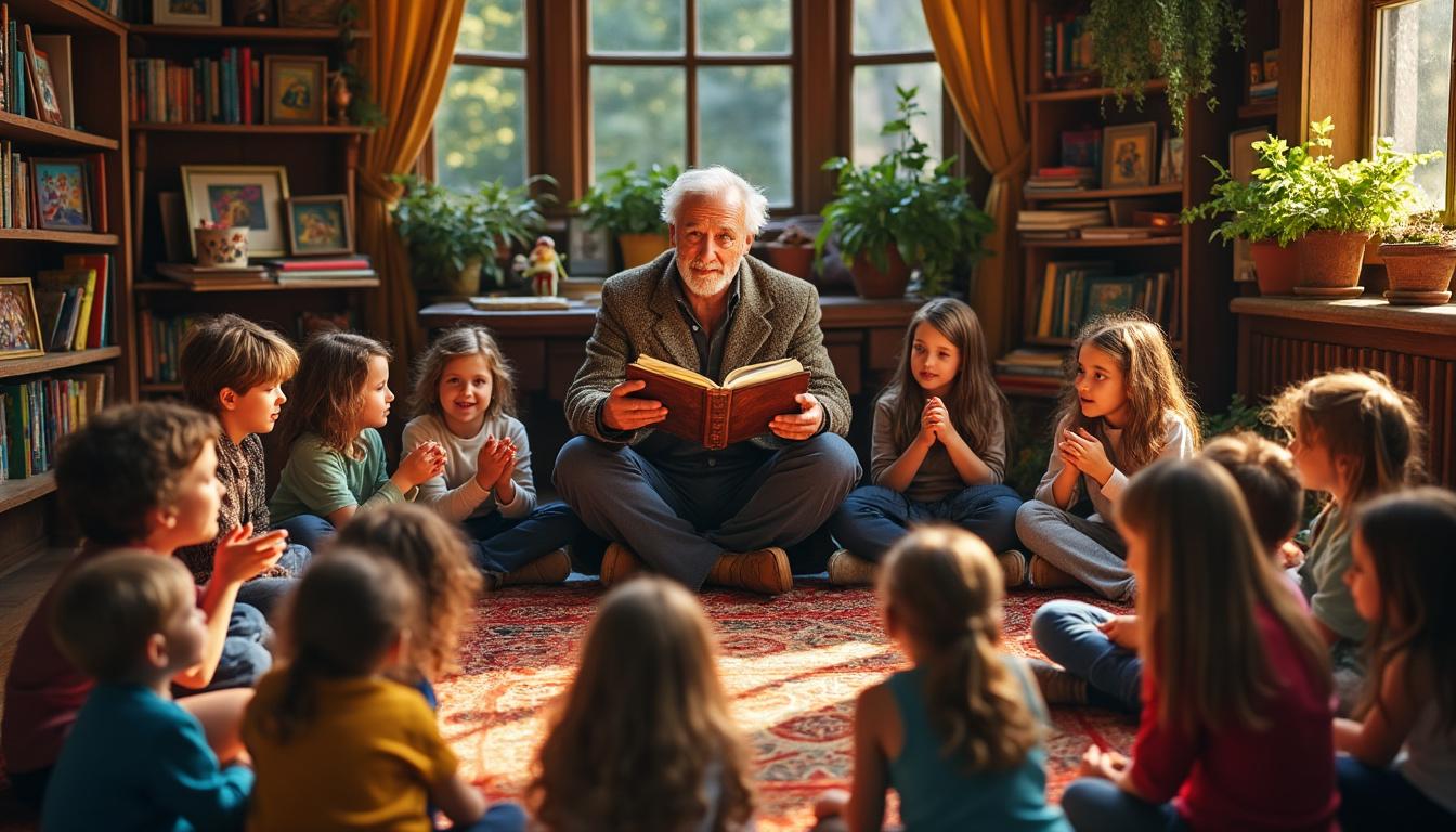 plongez dans un adorable conte de 5 lignes, spécialement écrit pour toucher le cœur des enfants. un récit court, plein de tendresse et de magie, parfait pour éveiller leur imagination et leur offrir un doux moment de lecture avant de dormir.