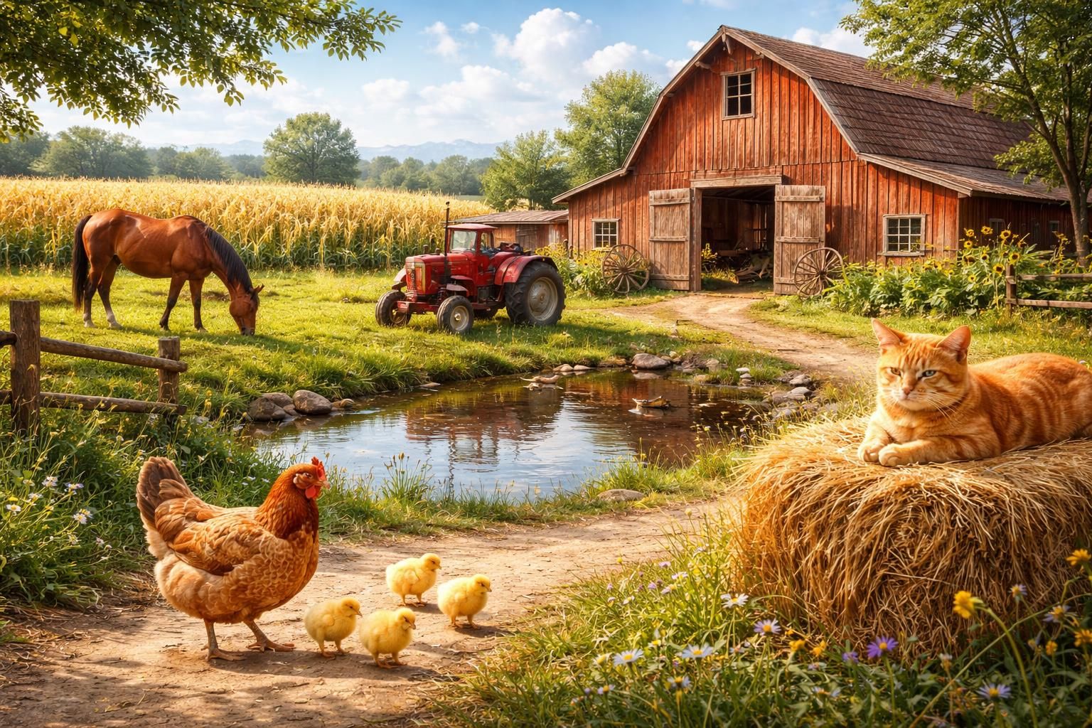 découvrez les thèmes populaires de coloriage de la ferme, parfaits pour les enfants et les amateurs d'animaux et de vie rurale à explorer et colorier.