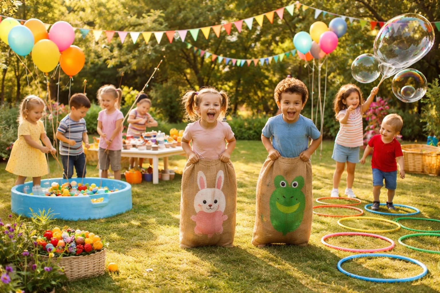 découvrez des idées de petits jeux d'animation adaptés aux enfants de 3 à 5 ans pour rendre les anniversaires amusants et inoubliables.